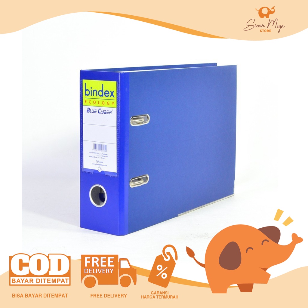 

Bindex Ordner Kwitansi 777 75mm / Bindex Ecology Blue Cyber Murah Berkualitas