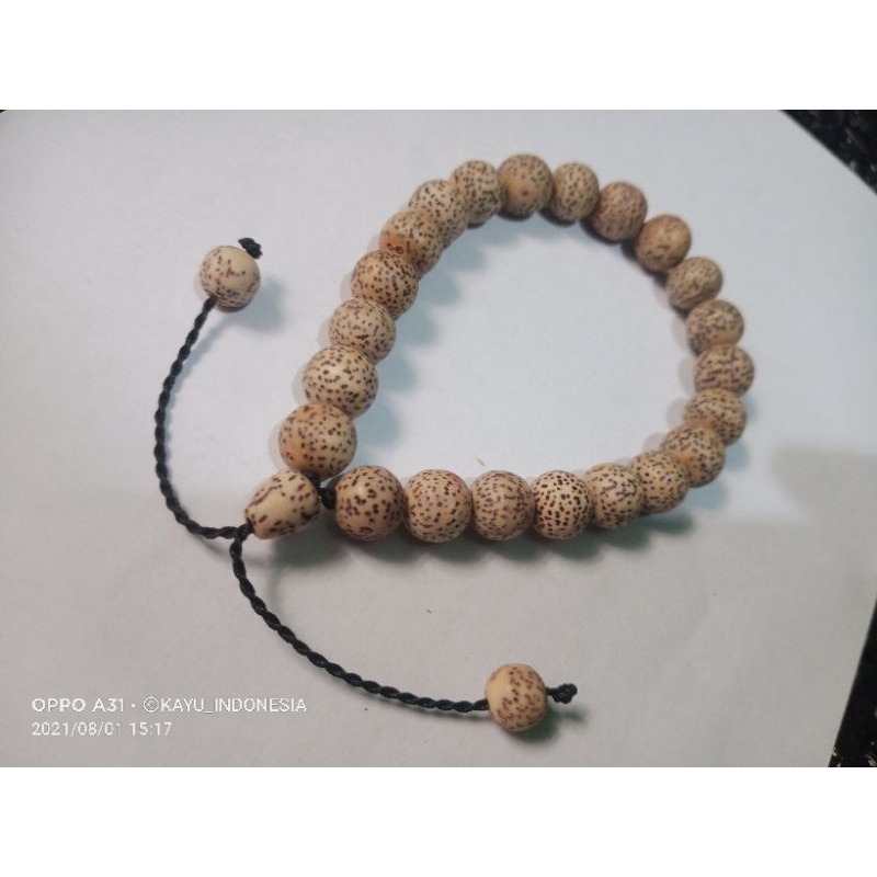 gelang biji rotan 8-9 mm