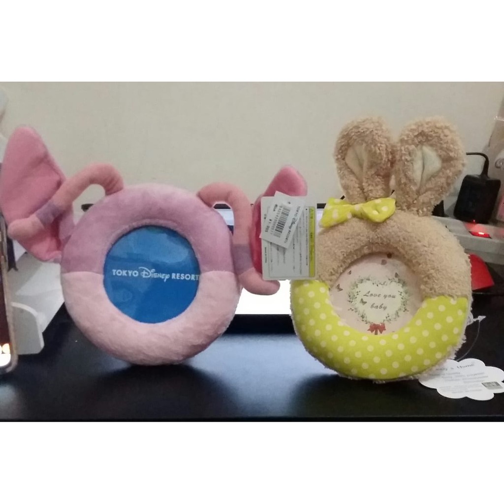 Frame Foto Bentuk Bunny Bayi untuk Dekorasi Baby Shower