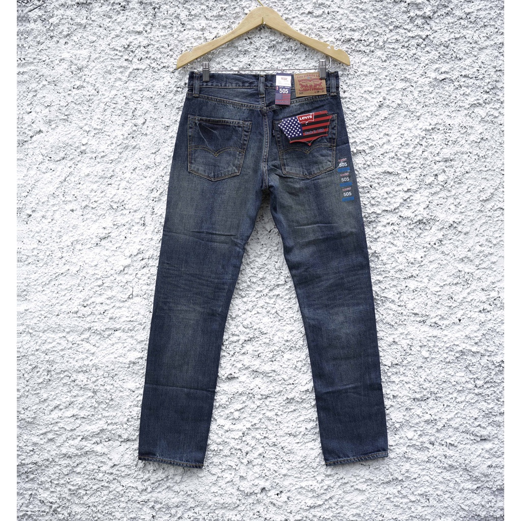 Jeans Levi's 505 | Jeans Pria | Lake Blue | 505AUUSA02