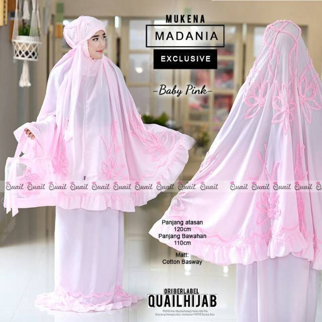 MUKENA MADANIA Ori by Quail Hijab