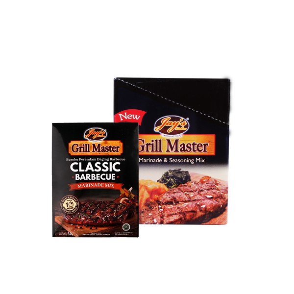 

Grill Master Classic Barbeque Marinade Mix - Box Isi 12