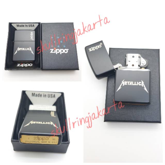 Zippo | mancis | korek api | metallica series