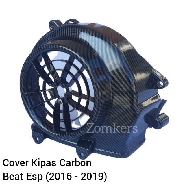 ZORO Tutup Cover Kipas Karbon Beat FI Esp Facelift 2016 2017 2018 2019 Beat Street Sisi Rata