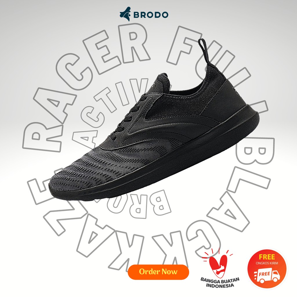 Sepatu Pria Wanita Brodo Active Kaze Razer(White Gold/Fullblack/Blue Is/Grey BS/Grey WS/Black White)-1