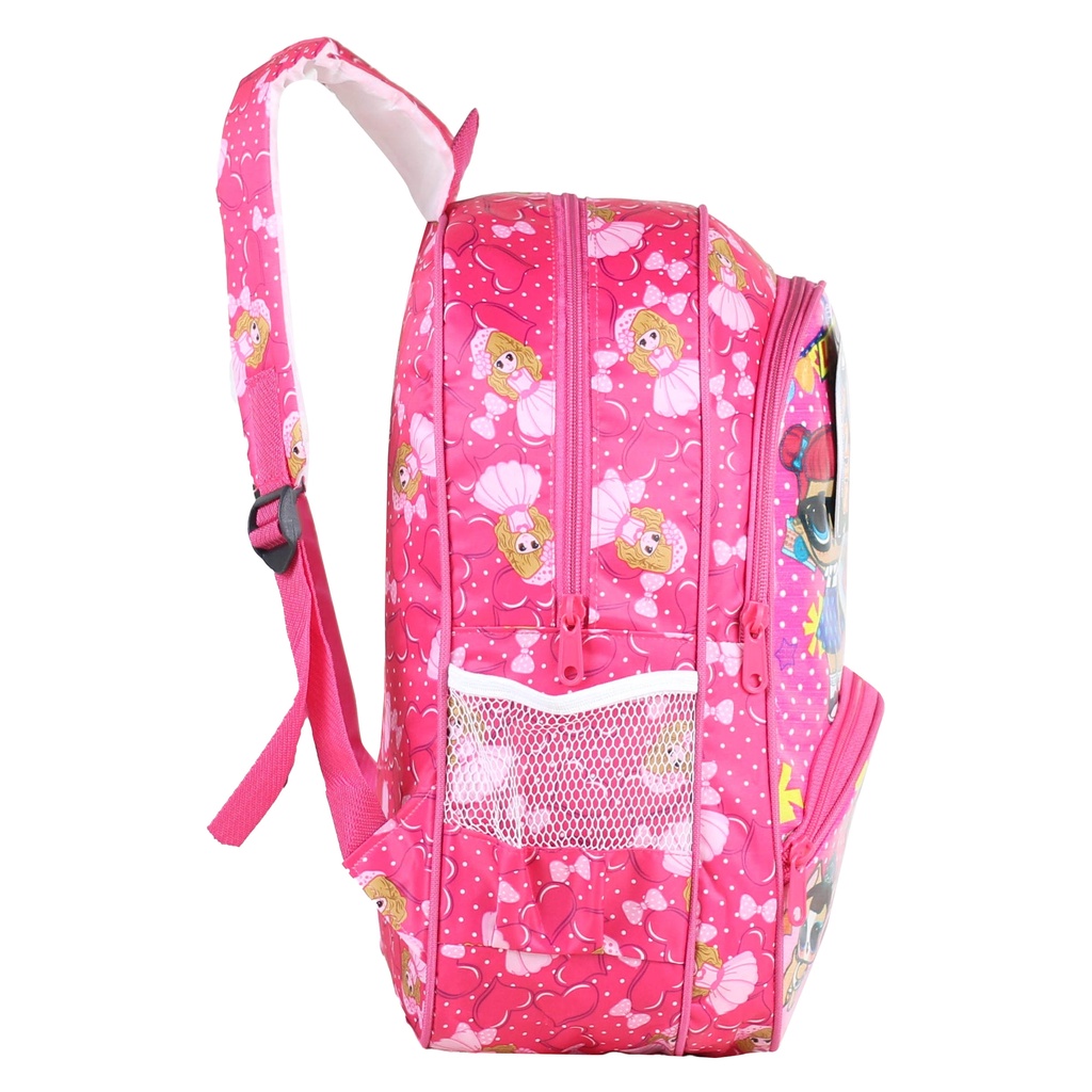 Backpack Anak Sekolah Tk Tas Sekolah Ransel Anak Perempuan Karakter LOL Pink Cantik