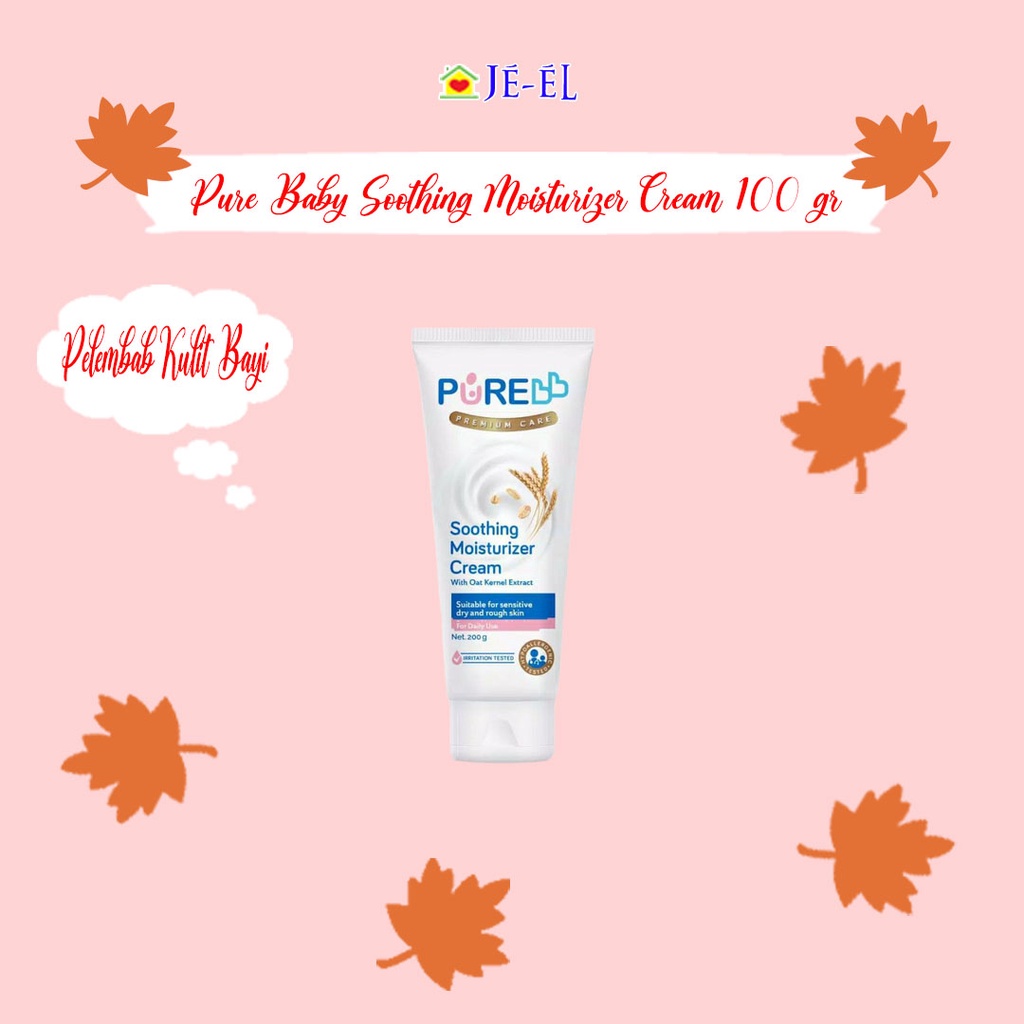 Pure Baby Soothing Moisturizer Cream Pelembab Kulit Bayi 100 gr