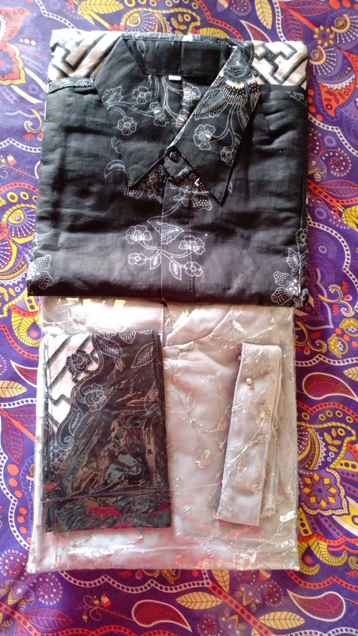 Couple Pager Bunga Mini Silver (ada Anaknya) By Lumbung Batik Grosir