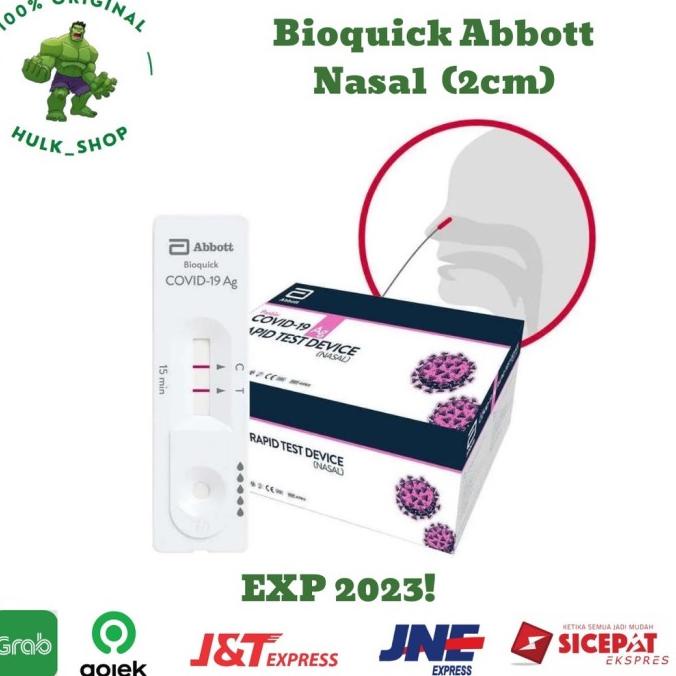 Ready Bioquick Abbott Nasal Swab Antigen Test | Satuan | Ecer Majdinafhi
