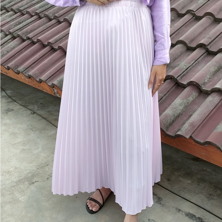 ROK PLISKET PREMIUM Part 2 - ROK PLISKET MAYUNG - ROK PLISKET JUMBO - ROK PLISKET - ROK MAYUNG - ROK HYGET --Soft Lilac