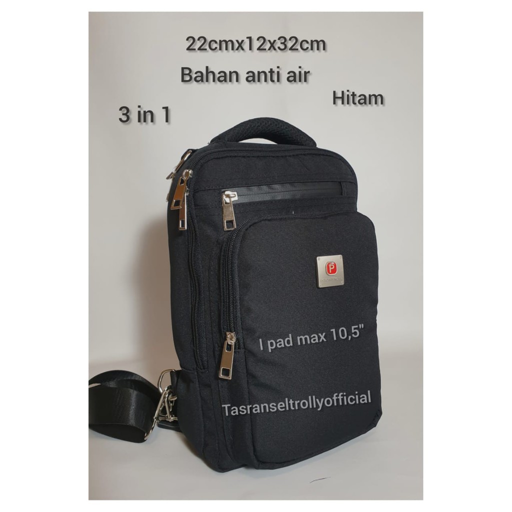 Tas Selempang Travel Polo Interclub Tablet-Ipad max 10,5 inch 100% original