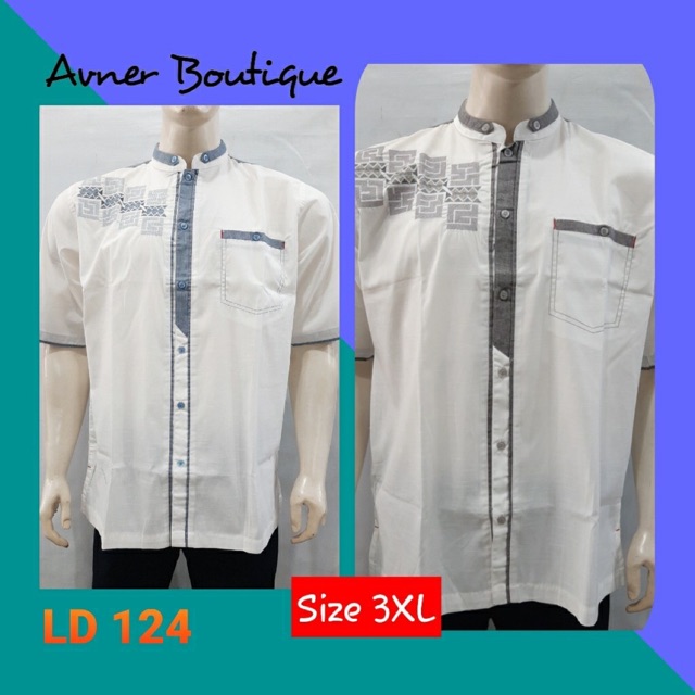 Baju pria koko muslim jumbo pria xxxl
