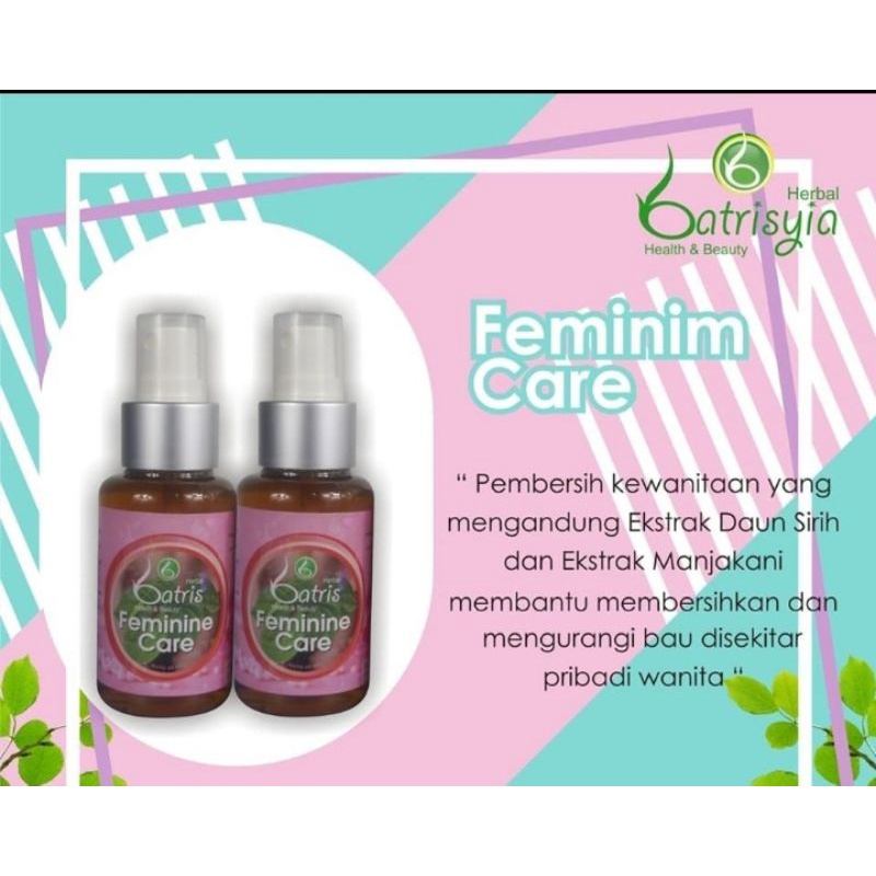 Feminime Care Batrisyia Herbal pembersih area kewanitaan extrac daun sirih Penghilang keputihan miss V