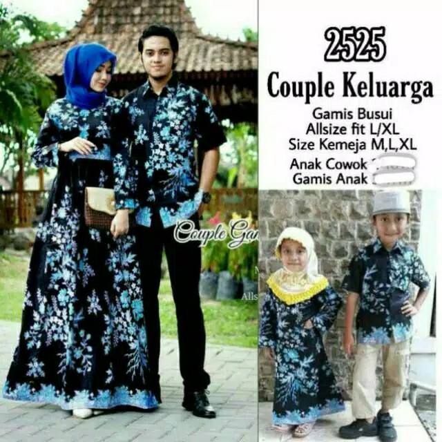Bisa Pisah Batik Couple Keluarga Sania Ruffle Ori Ndoro Jowi Termurah