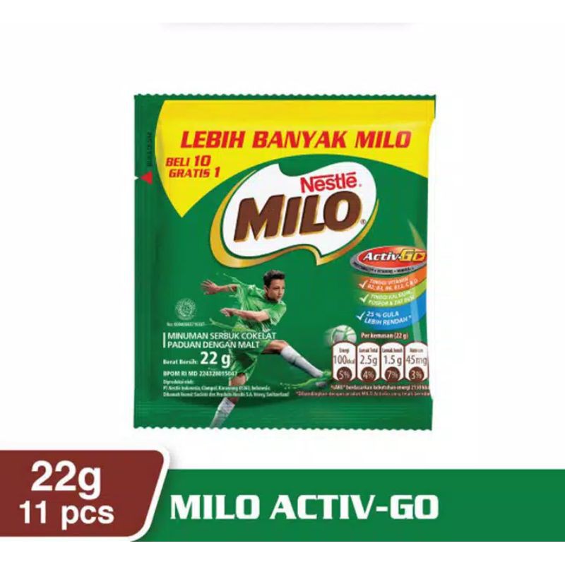 Milo Active Go 11 x 22gr