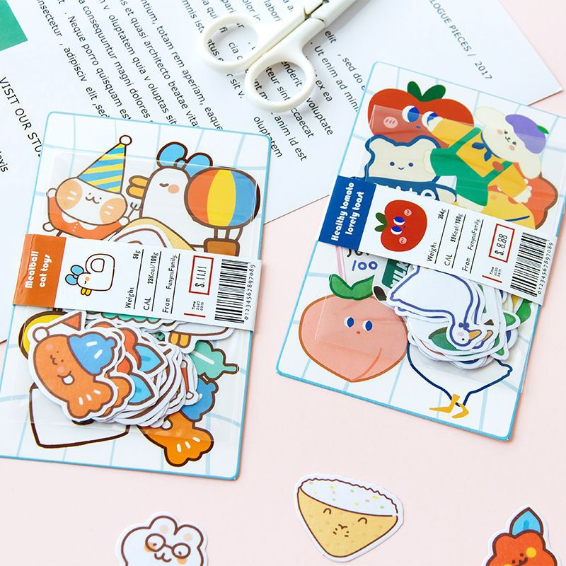 

Cute Funny Family Stiker Decor Jurnal Stiker Diary Scrapbook [thehanscorner]