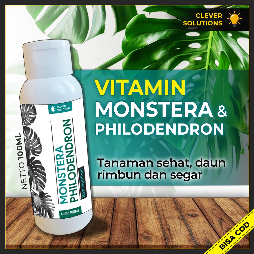 Pupuk Multivitamin MONSTERA dan PHILODENDRON Penggemuk dan Penumbuh Tunas Monstera dan Philodendron