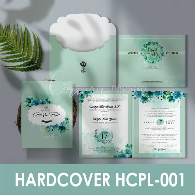 BLANGKO UNDANGAN HARDCOVER HCPL-001 BLANKO Undangan Pernikahan