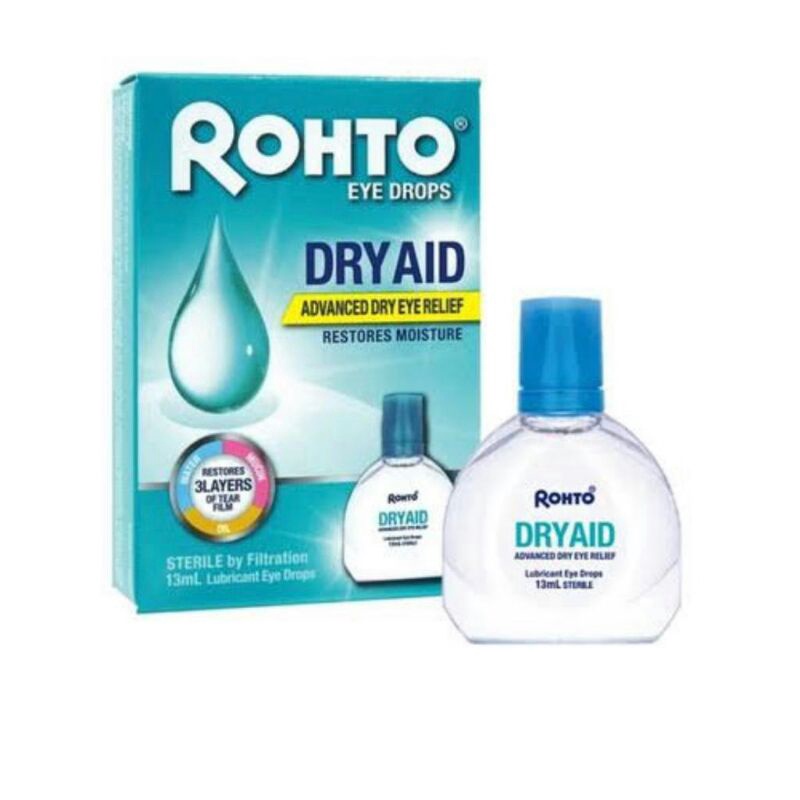 Rohto Eye Drops Tetes Mata 13 ml COOL/AQUA/DRY AID