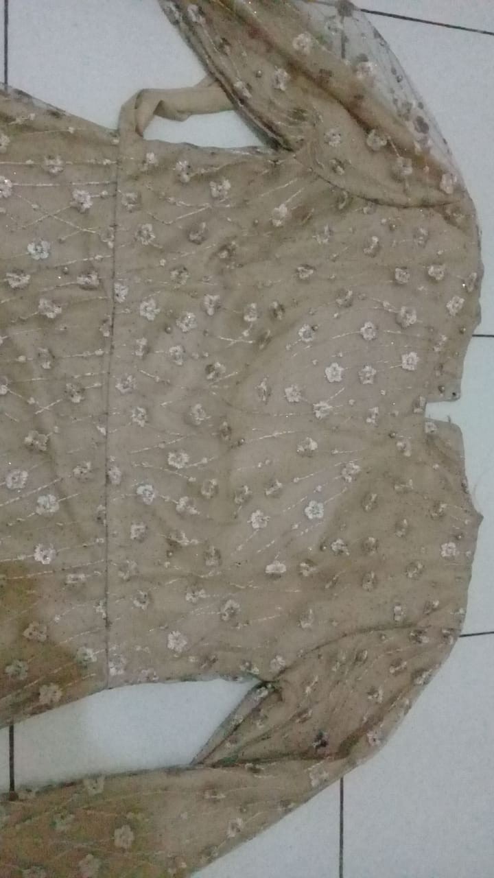 Ready 2 Warna Ada Anak! Shopashop Solo Batik Couple Brukat Tille Azzura Selendang