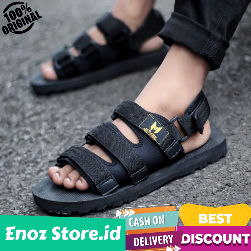 Enoz Travo - Sandal Slop Gunung Pria Casual Original Handmade Berkualitas - Sendal Slop Travel Jalan Santai Tracker Keren Kuat Nyaman