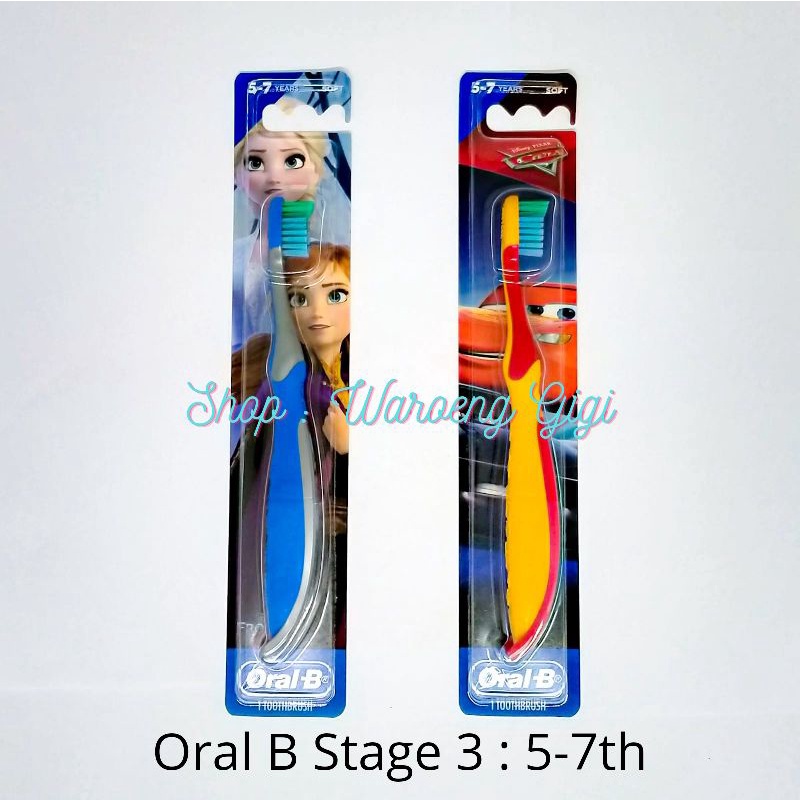 Sikat Gigi Oral B Anak Stage 123 1 2 3 / Sikat Gigi Anak Tahap 123 1 2 3