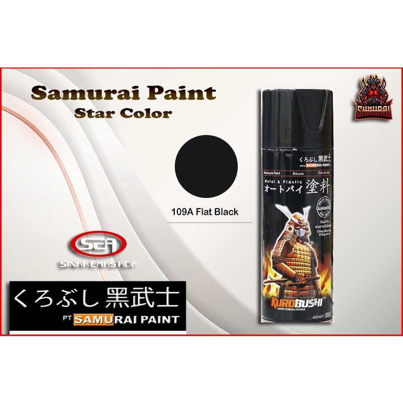 Cat Semprot Samurai flat black 109A
