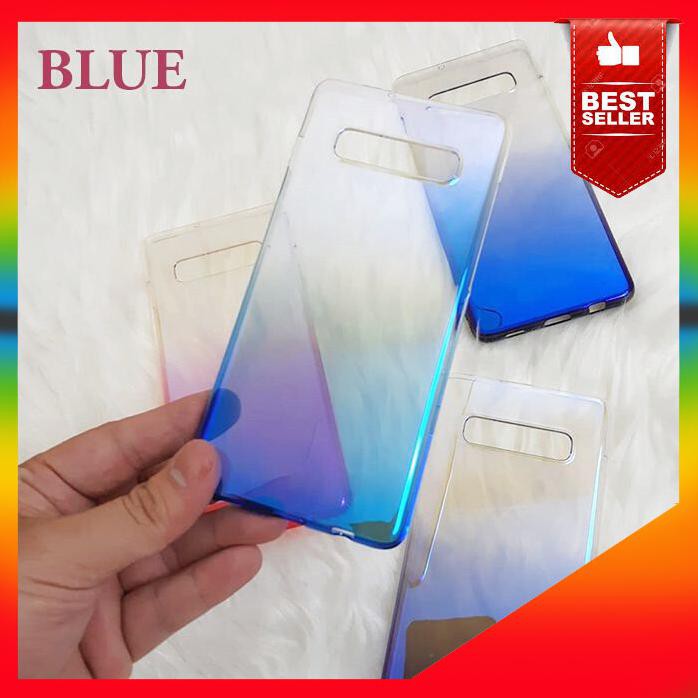PROMO ACC CASE Samsung S10 PLUS AURORA GRADIENT TRANSPARAN CASE