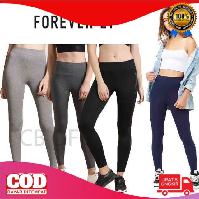 CELANA LEGGING FOREVER 21 TERMURAH CLANA SENAM WANITA LEGING CEWEK DEWASA LEGGINGS JUMBO MURAH ORI