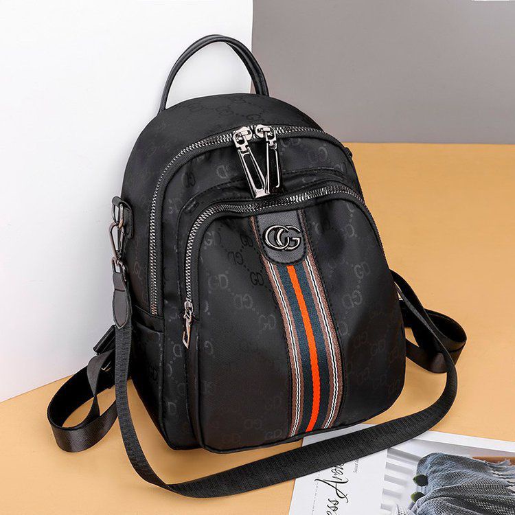 BQ 2907 RISCE TAS RANSEL MULTIFUNGSI IMPORT WANITA CEWEK PEREMPUAN JAKARTA BATAM CG GARIS TENGAH EL 6140