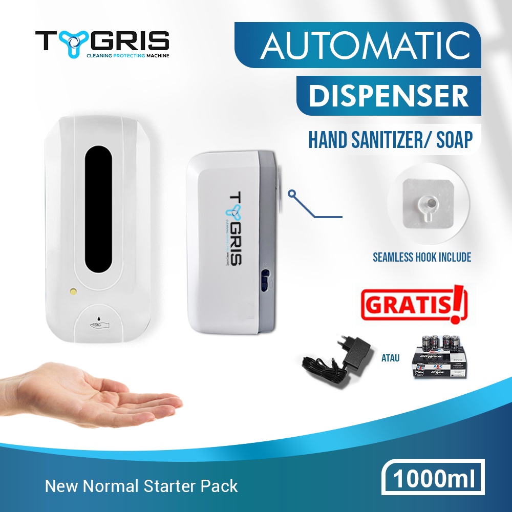 TYGRIS DISPENSER HAND SANITIZER OTOMATIS /  DISPENSER HAND SANITIZER AUTOMATIC / SOAP DISPENSER  100
