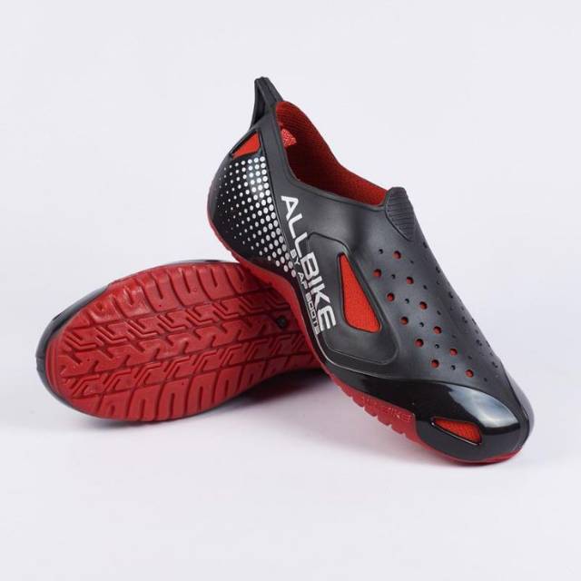 Sepatu Sepeda ALL BIKE AP Boots Sepatu Karet Motor Anti Air 100% Original Terbaru Termurah 44 Hujan