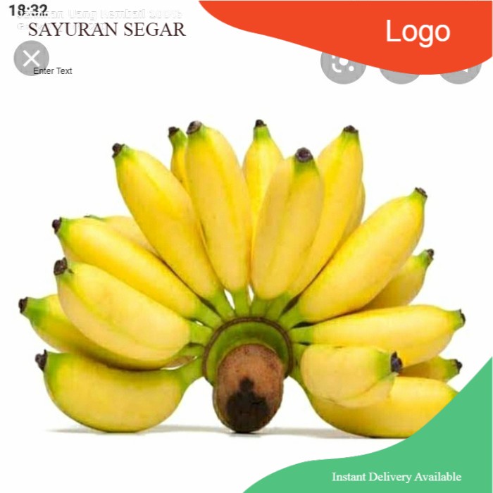 

pisang muli 500 gram