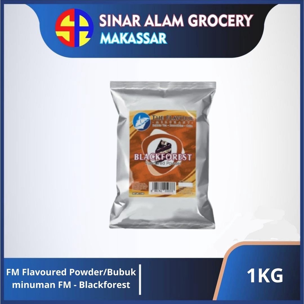 

FM Flavoured Powder/Bubuk minuman FM 1kg - Black Forest