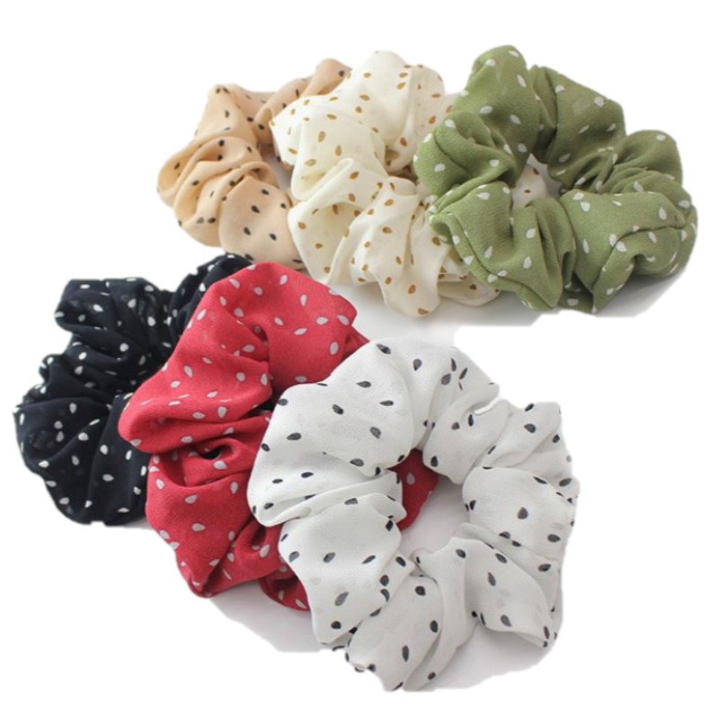 GO ONLINE Scrunchie - Kunciran Ikat Rambut Korea Cepol Hijab / Jilbab [ Gratis Ongkir / Cod ]