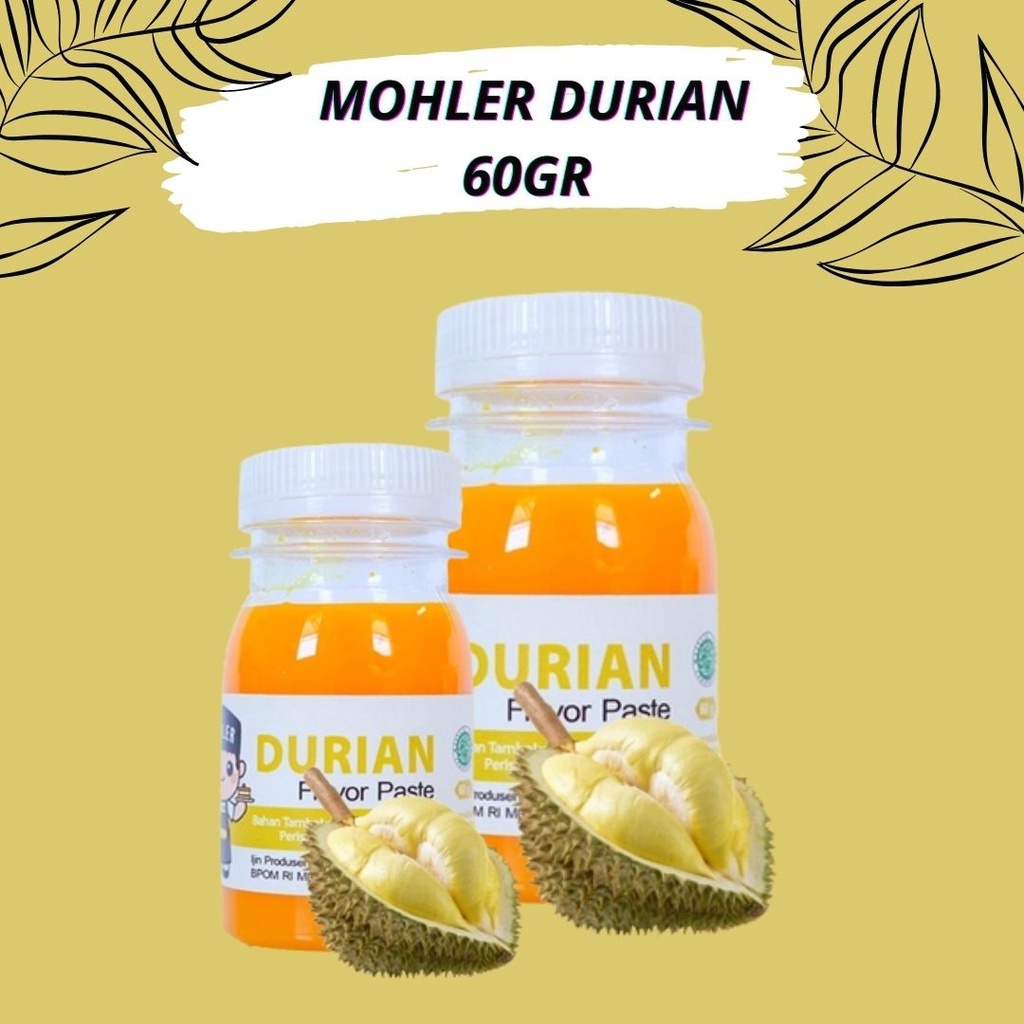 

HALAL BPOM ✅ Perisa Pasta PANDAN DURIAN 60gr Pewarna makanan dessert syrup durian kocok / Essense untuk ES / Minuman / KUE / PUDDING / sirup / es krim / ES BUAH DURIAN