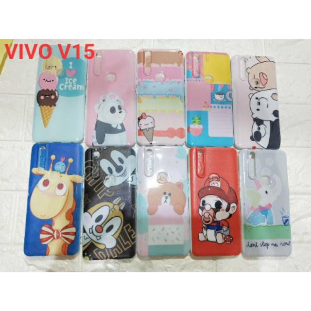 SOFTCASE VIVO V15 GLOSSY KARAKTER