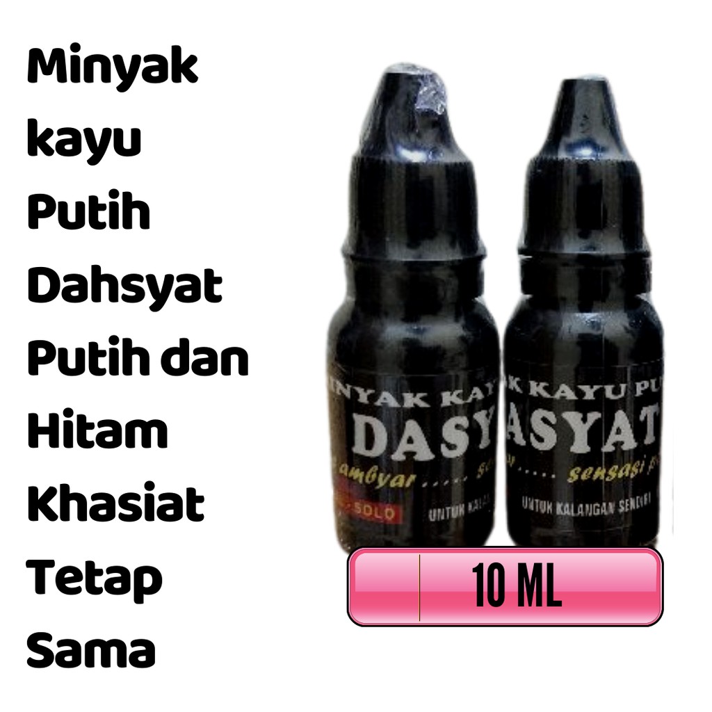 Obat Herbal Pelega Pernafasan Hidung Mampet Hilang Penciuman Akibat Sesak Nafas Tersumbat Minyak Kayu Putih Dahsyat 10ml Original Bpom