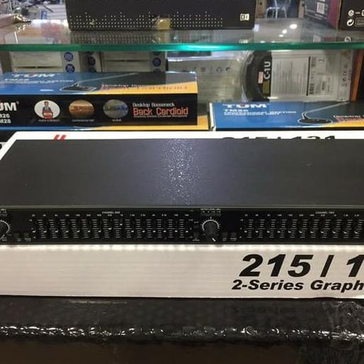 Equalizer Dbx 215 + Subwoofer Grade A++ New Include Sub Out