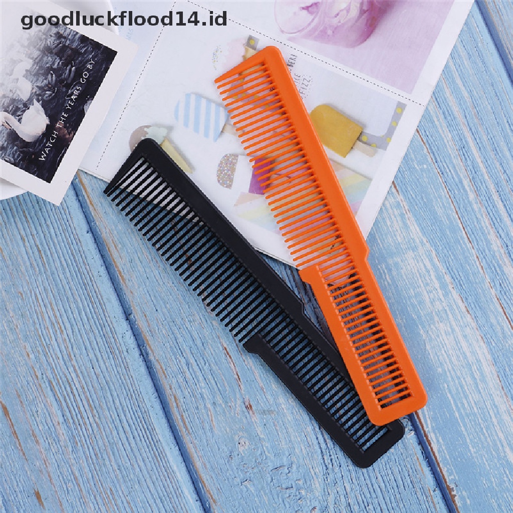 [OOID] 1Pc Plastic Hair Cutting Comb Durable Hair Salon Trimming Comb Hairdressing Tool ID