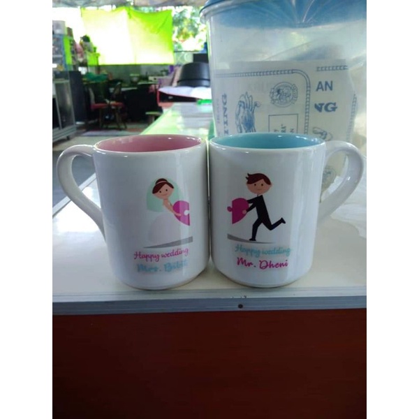 MUG COUPLE DESAIN LUCU
