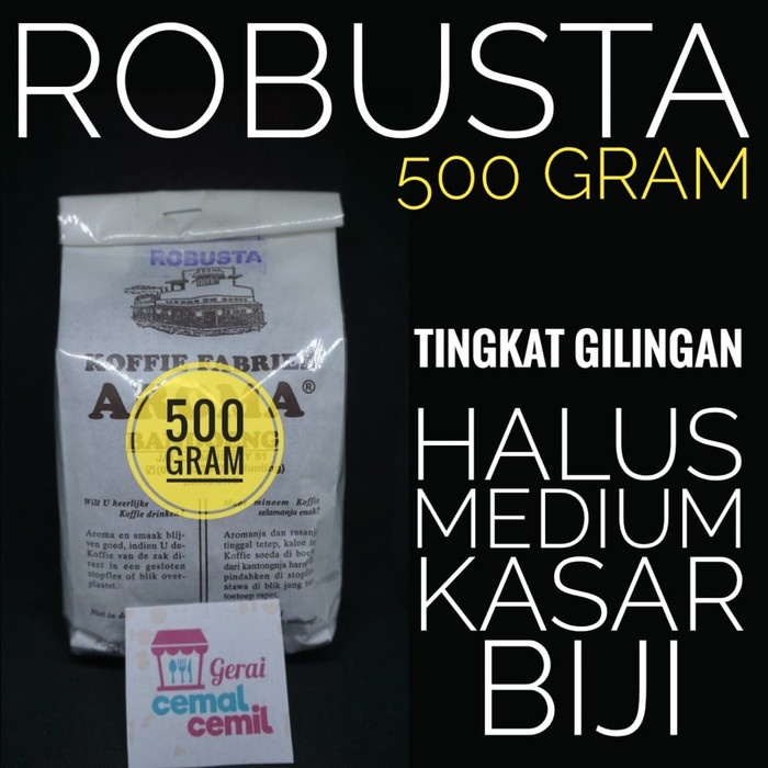 

kopi AROMA Bandung ROBUSTA 500 GRAM