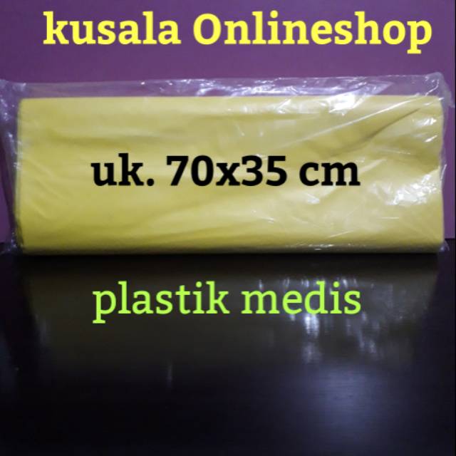 plastik sampah medis/plastik sampah/plastik kuning