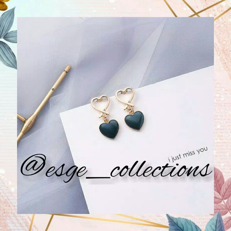 ANTING WANITA HOOP KERAMBU IMPORT KOREA ANTING-ANTING MURAH ANTING ANTING CANTIK UNIK ANTING TRENDY