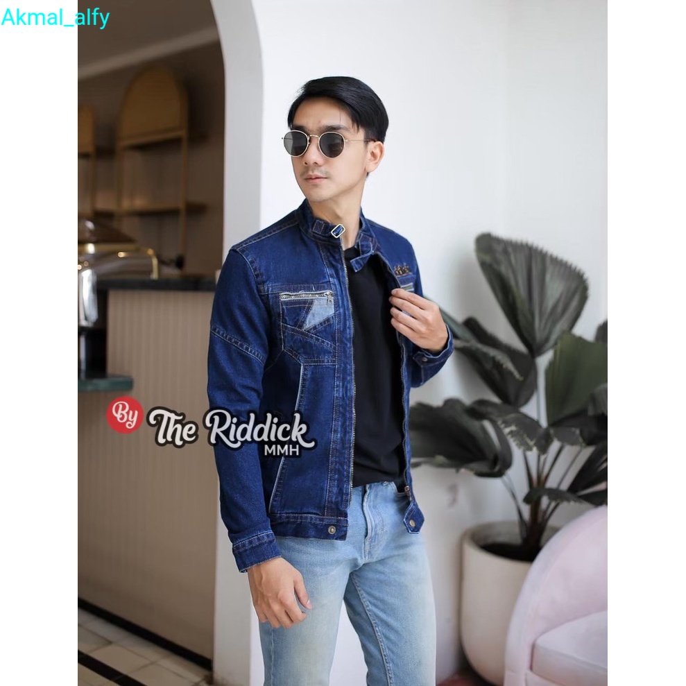 Model terbaru Jaket Jeans Pria Terbaru Jaket Original Levis Cowok Ukuran M L XL Bayar Di Tempat