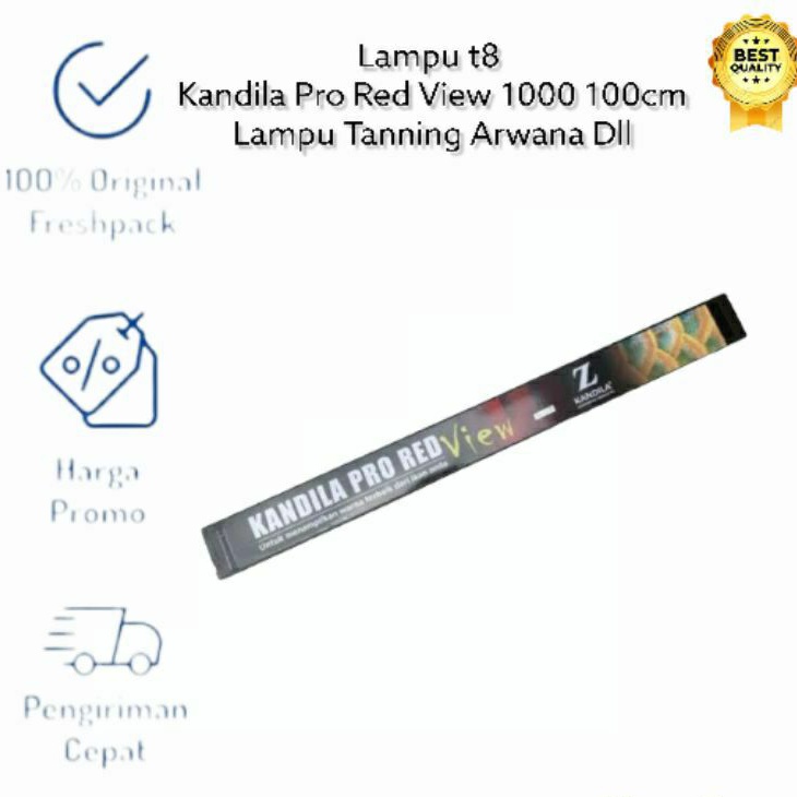 KANDILA PRO 1000 RED VIRE SERIES 100CM 20W LAMPU LED T8 TANNING ARWANA DLL