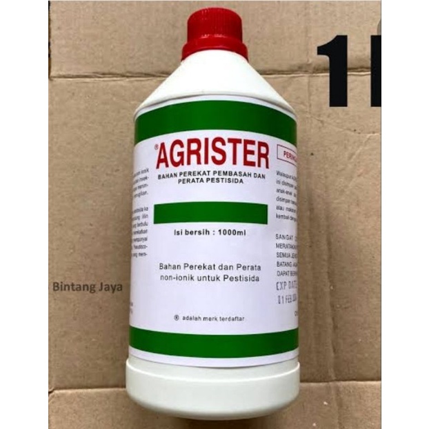 Perekat pembasah Perata pestisida AGRISTER 1 liter