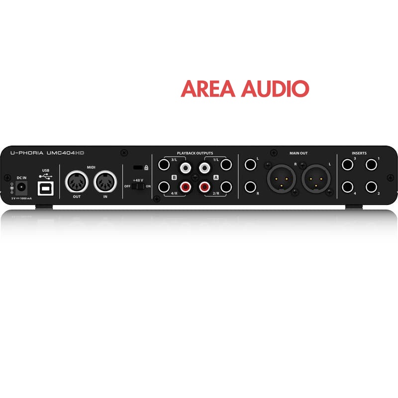 Soundcard Behringer UMC404HD UMC-404HD UMC 404HD UMC 404 HD