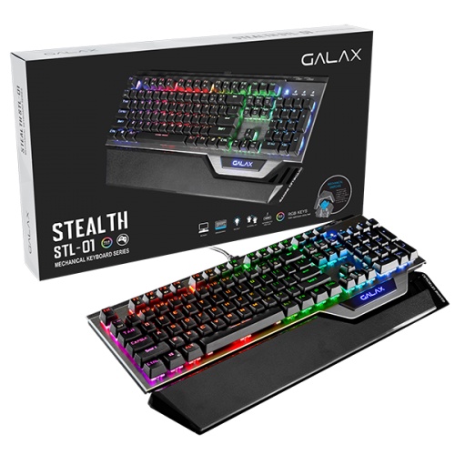 GALAX STEALTH STL-01 RGB USB - Mechanical Gaming Keyboard Blue Switch