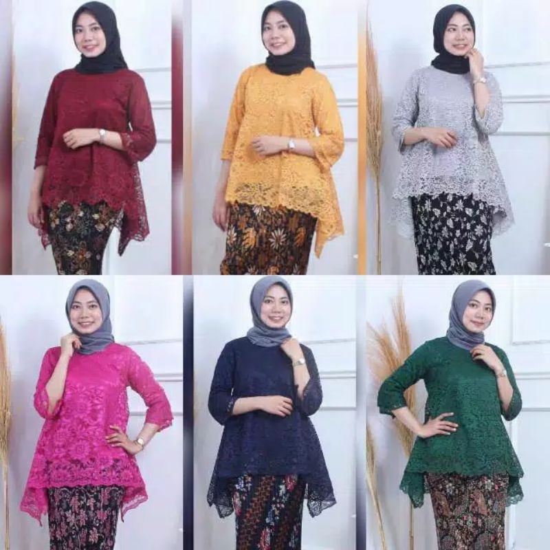 IndahKebaya | HANYA ATASAN YA / KEBAYA RINJANI BROKAT / BIANCA JUMBO / WISUDA / KONDANGAN / KEKINIAN